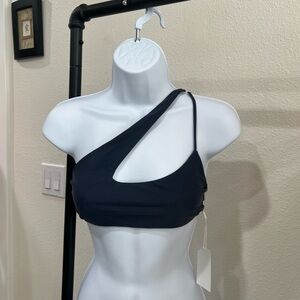 Mikoh Blue Asymmetrical Bikini Swimwear